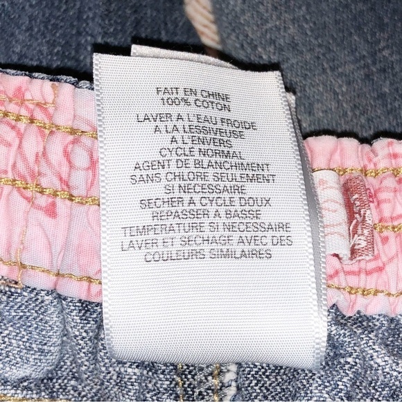 Levi’s Valentines Day Love Heart Pocket Jewel Infant Bootcut Jeans Size 24 M - Picture 8 of 8